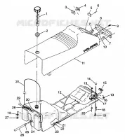 SEAT   GAS TANK XLT LTD 0973756 AND EUROPEAN XLT LTD E973756 (4937793779A006)
