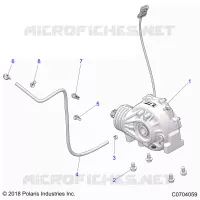 DRIVE TRAIN, FRONT GEARCASE MOUNTING
