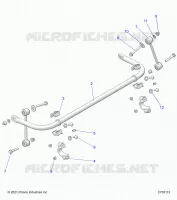 SUSPENSION, STABILIZER BAR, REAR