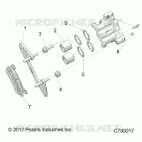 FRONT BRAKE CALIPER