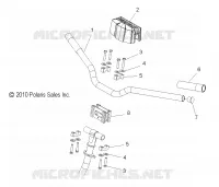 STEERING, HANDLEBAR MOUNTING