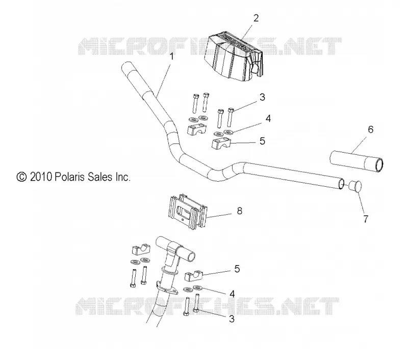 STEERING, HANDLEBAR MOUNTING