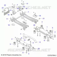 SEAT MOUNTING, FRONT