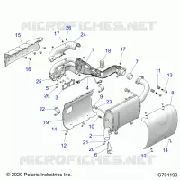 ENGINE, EXHAUST SYSTEM