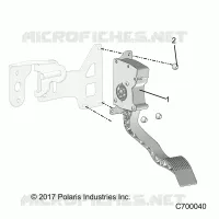 ENGINE, THROTTLE PEDAL
