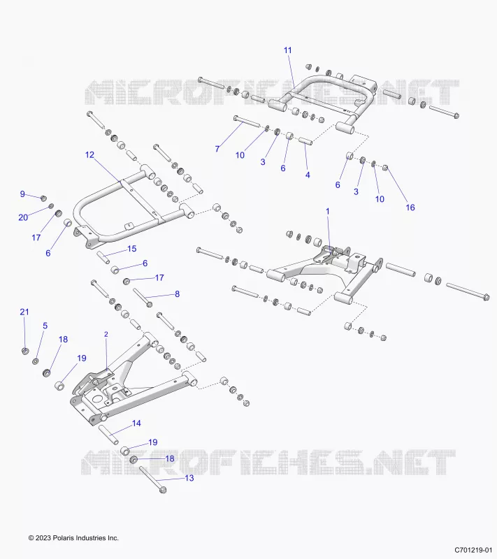 REAR SUSPENSION CONTROL ARMS