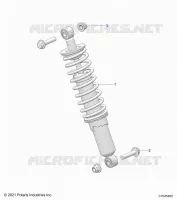 SUSPENSION, FRONT SHOCK