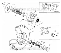 FRONT WHEEL XPLORER 400L W969140 (4935983598B006)