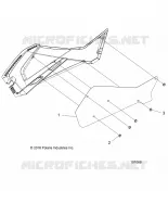 BODY, RIGHT HAND SIDE PANEL HEAT SHIELD AND HARDWARE 2 UP