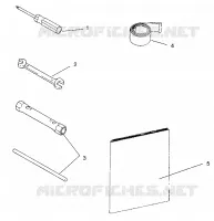 TOOL KIT    LITE 0963433, EURO LITE E963433 AND LITE DELUXE 0963431 (4931663166C003)