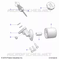 OIL FILTER AND DIPSTICK