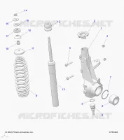 SUSPENSION, FRONT STRUT 