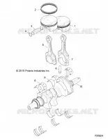 ENGINE, CRANKSHAFT AND PISTON