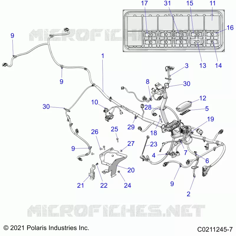 ELECTRICAL, MAIN WIRE HARNESS