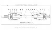 DRIVE TRAIN, FRONT DRIVE SHAFT