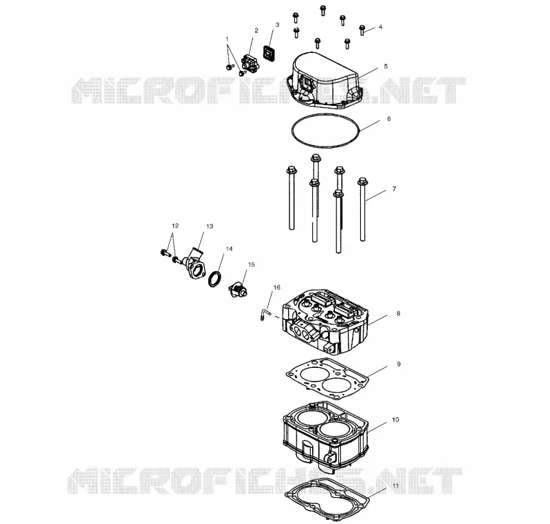 CYLINDER AND CYLINDER HEAD