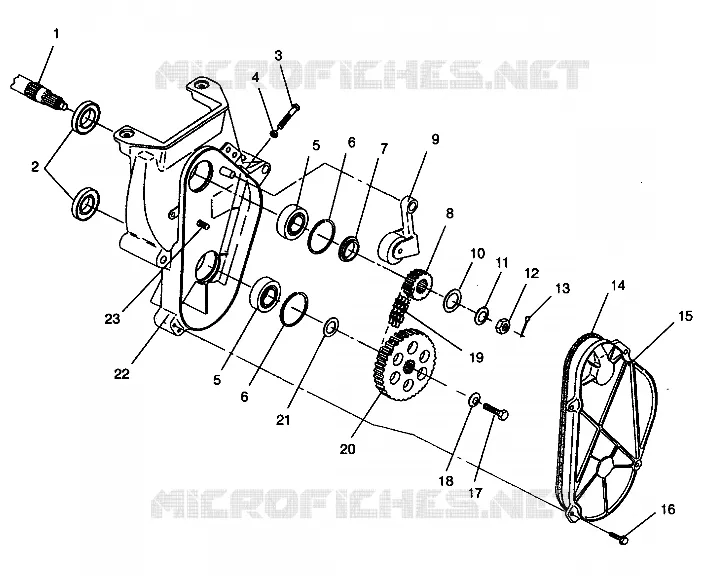 CHAINCASE ASSEMBLY SPORT 0940443 AND SPORT SKS 0940243 (4925052505016A)