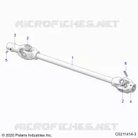DRIVE TRAIN, FRONT PROP SHAFT