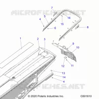 BUMPER, REAR