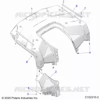 REAR BODYWORK CAB
