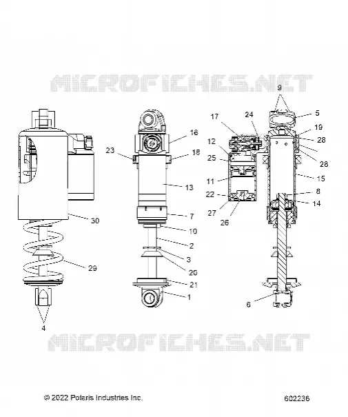 SUSPENSION, FRONT SHOCK TRACK