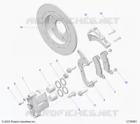 BRAKES, REAR CALIPER
