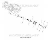 DRIVE TRAIN, MAIN GEARCASE OUTPUT SHAFT