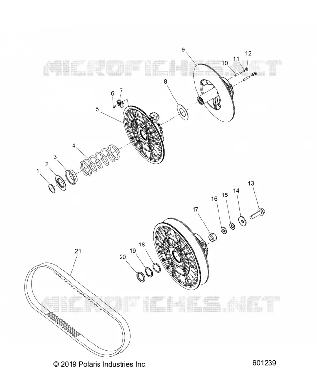 DRIVE TRAIN, CLUTCH, SECONDARY