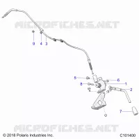 PARKING BRAKE BRAKE HANDLE