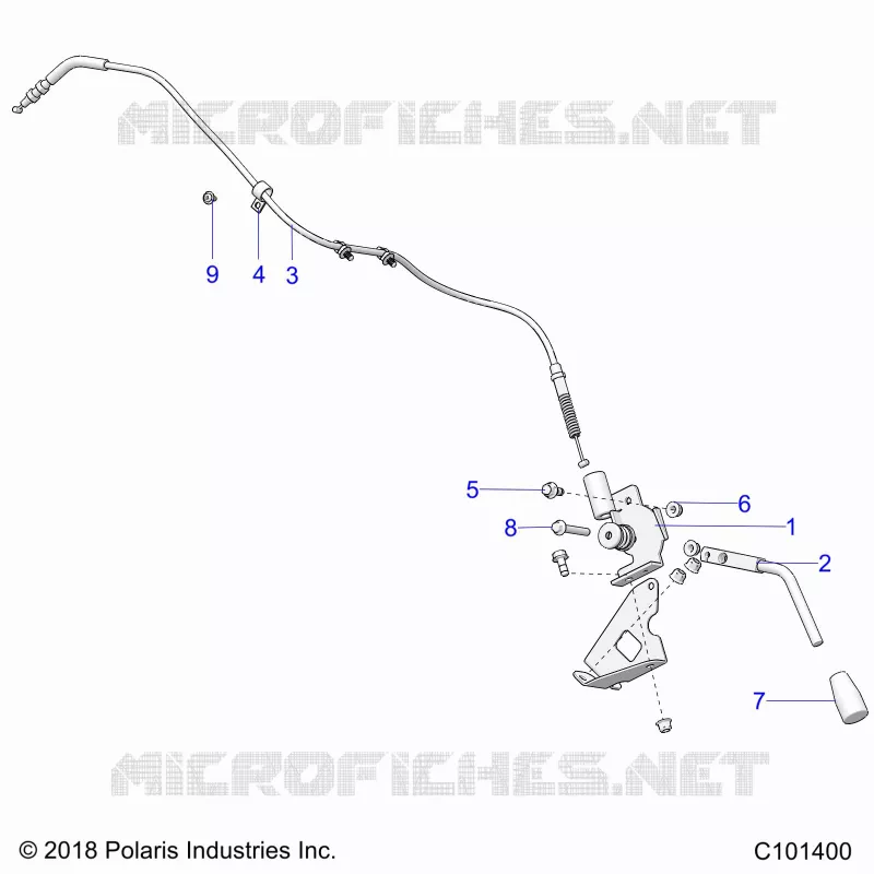 PARKING BRAKE BRAKE HANDLE