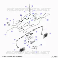 ELECTRICAL, DASH COMPONENTS, RIDE COMMAND