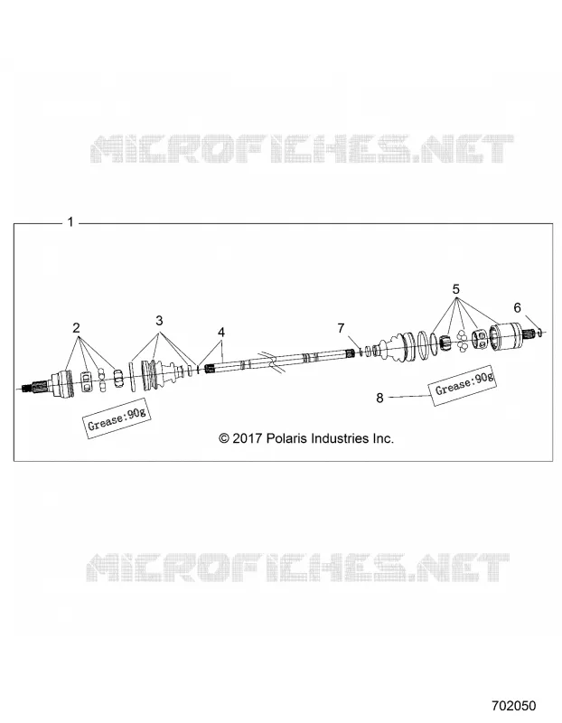 DRIVE TRAIN, FRONT HALF SHAFT
