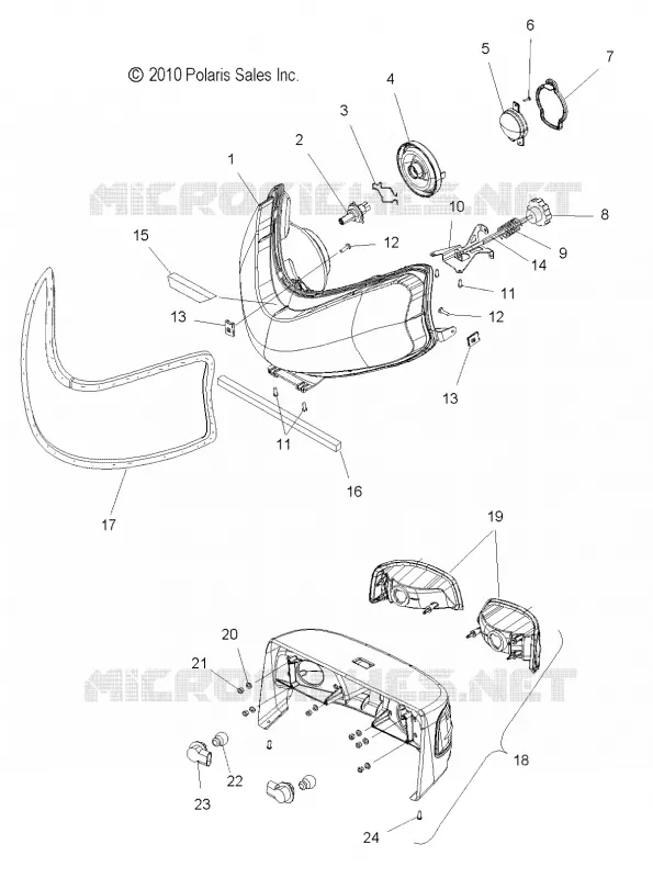 HEADLIGHT AND TAILLIGHT