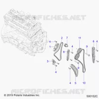 ENGINE, TIMING CHAIN AND RELATED