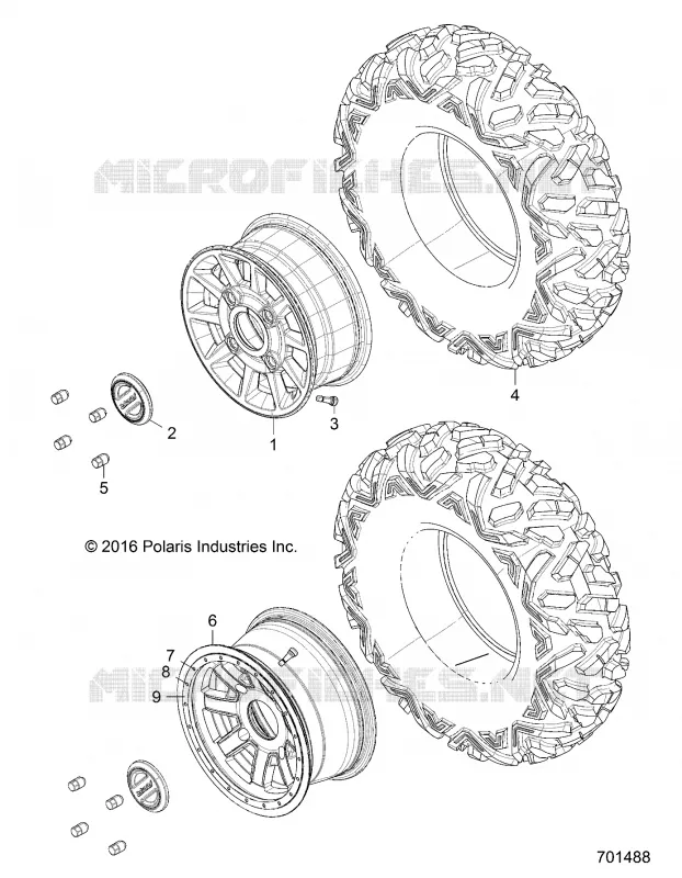 WHEELS, FRONT