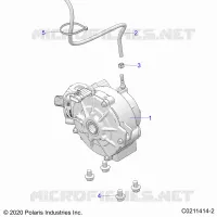 DRIVE TRAIN, FRONT GEARCASE MOUNTING