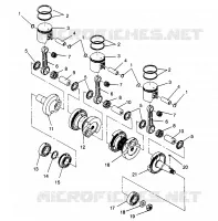PISTON   CRANKSHAFT XLT TOURING  0963357 AND EUROPEAN XLT TOURING  E96335 (4931923192C010)