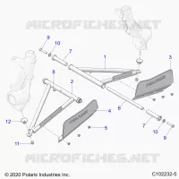 SUSPENSION, A-ARM AND STRUT MOUNTING