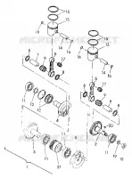 PISTON   CRANKSHAFT  440 XCR (4921352135037A)