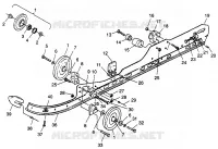 RAIL MOUNTING CLASSIC TOURING 0973365 AND EUROPEAN CLASSIC TOURING E973365 (4938493849B012)