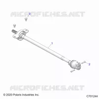 DRIVE TRAIN, FRONT PROP SHAFT