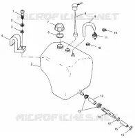 OIL TANK HURRICANE B964466 AND INTL. HURRICANE I964466 (4935733573A012)