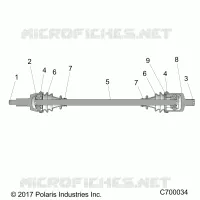 DRIVE TRAIN, FRONT HALF SHAFT