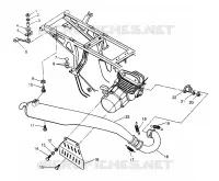 EXHAUST ASSEMBLY TRAIL BLAZER W947221 (4926832683A009)
