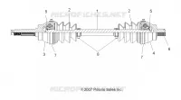 DRIVE TRAIN, FRONT DRIVE SHAFT