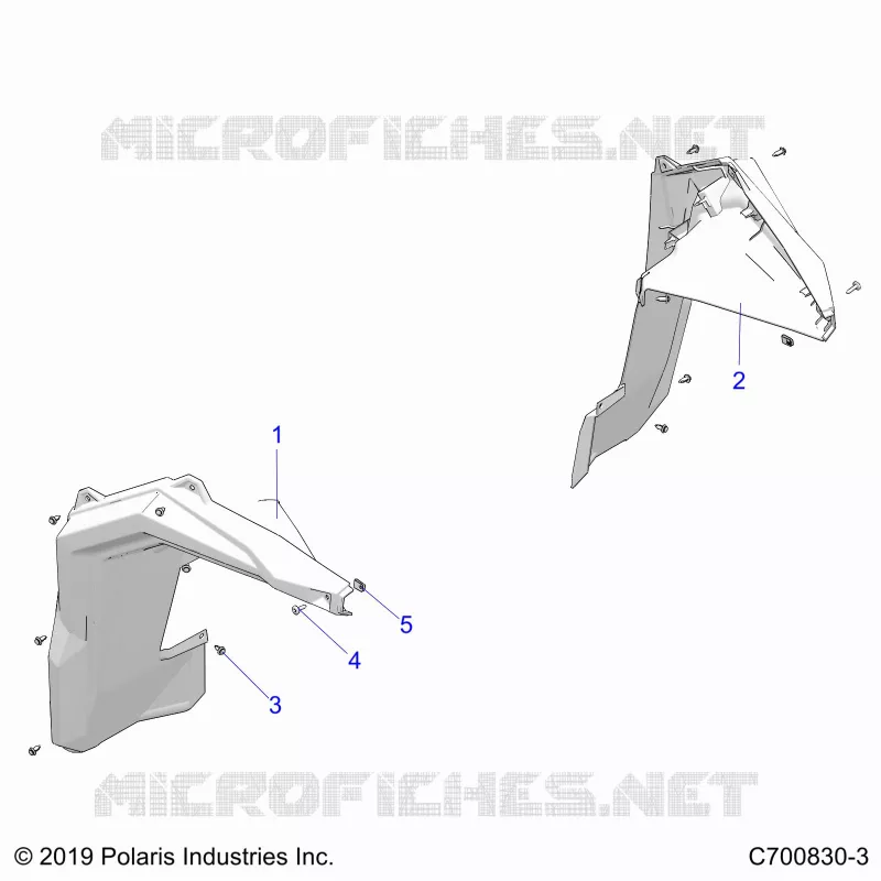 FENDER FLARES, FRONT