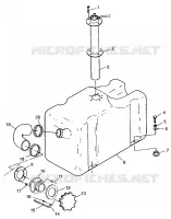 FUEL TANK SLTX B964590 AND INTL. SLTX I964590 (4935783578A009)
