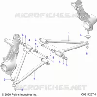 SUSPENSION, A-ARM AND STRUT MOUNTING