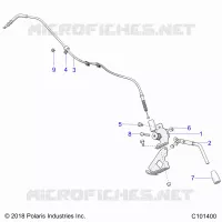 PARKING BRAKE BRAKE HANDLE