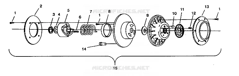 DRIVEN CLUTCH ASSEMBLY 440 E942760 AND 440 SKS E942560 (49273927390028)